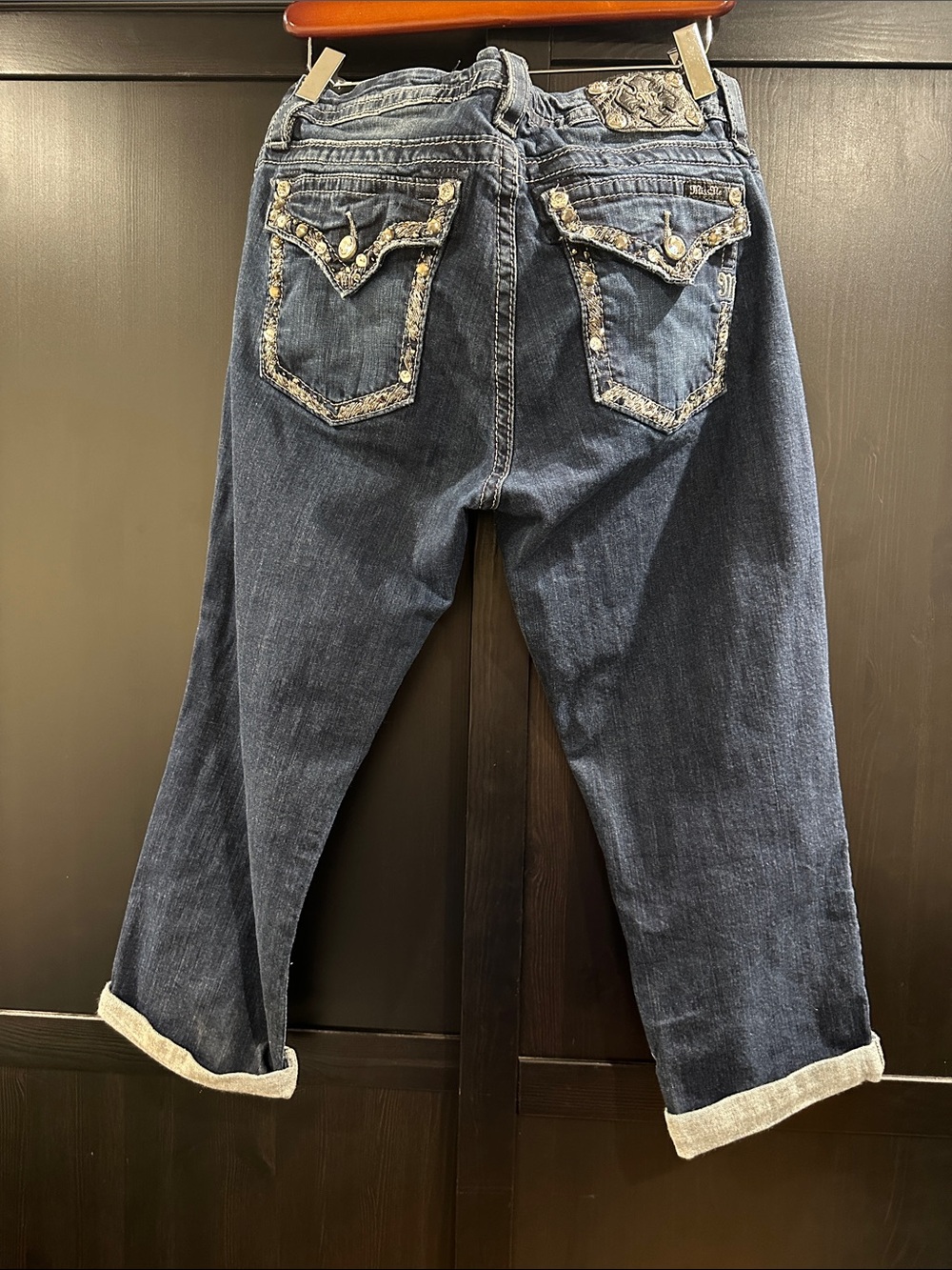 Miss Me Jeans with Embellished Back Pockets